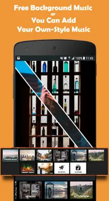 Video maker & music slideshow android App screenshot 1