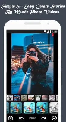 Video maker & music slideshow android App screenshot 7